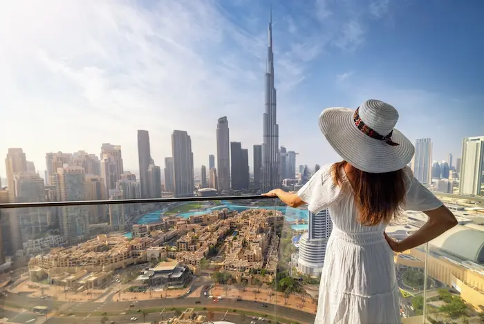 Acheter une villa Dubaï avec une vue depuis le Burj Khalifa.