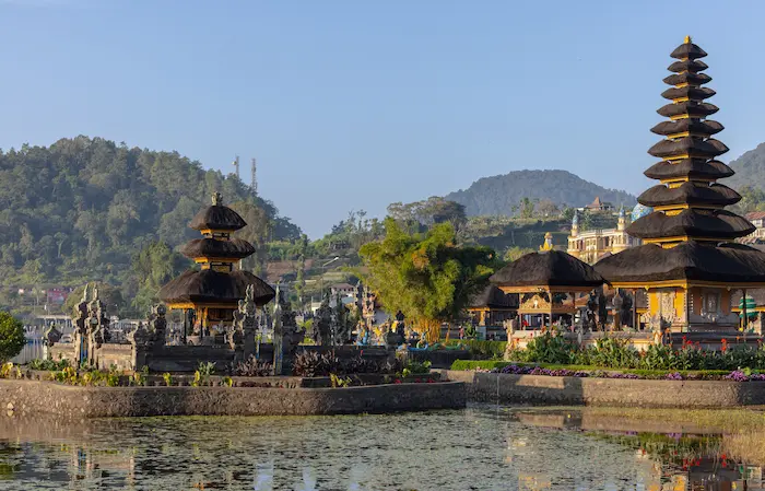 Vue aérienne des quartiers idéaux pour un investissement bali immobilier location