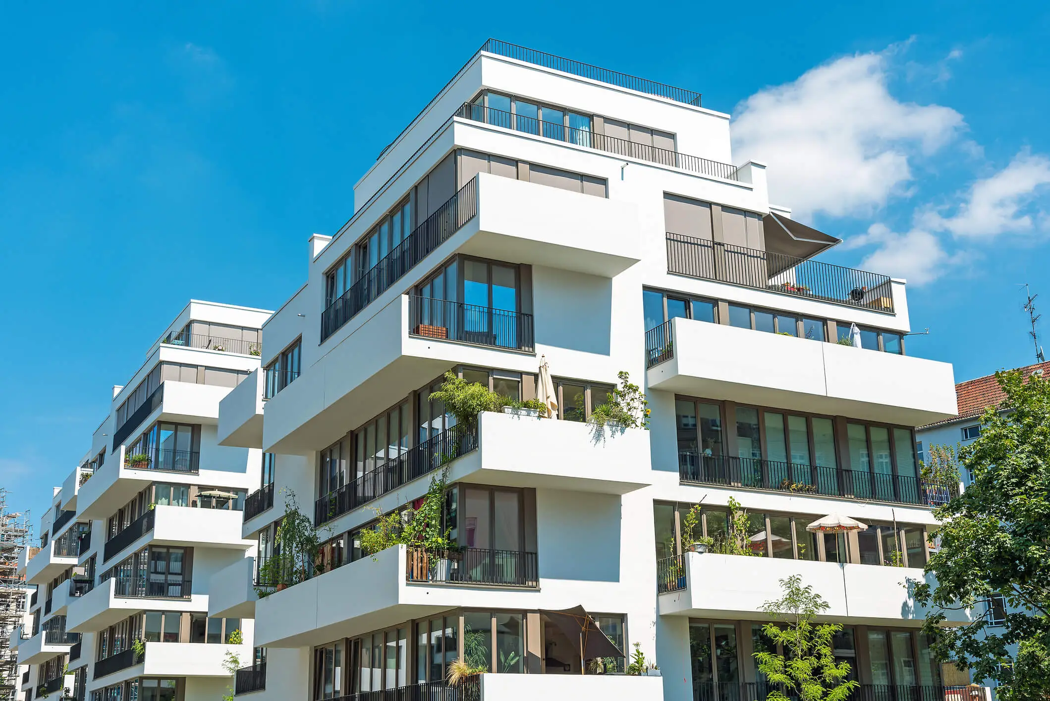 Bâtiment moderne en France