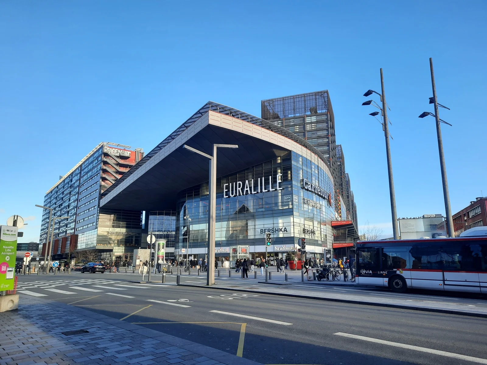 Vue du quartier Euralille illustrant le dynamisme du marché pour un investissement locatif neuf à Lille