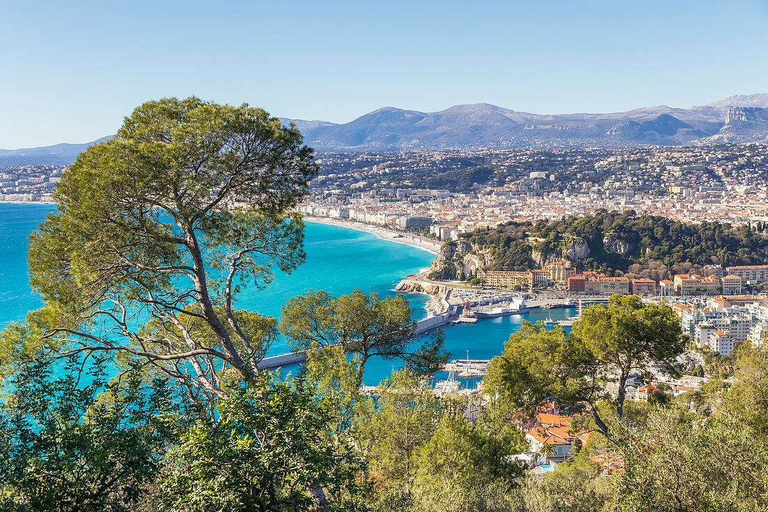 Le quartier Mont Boron à Nice illustrant la réalité du prix m2 à Nice en vue d'un investissement locatif à Nice