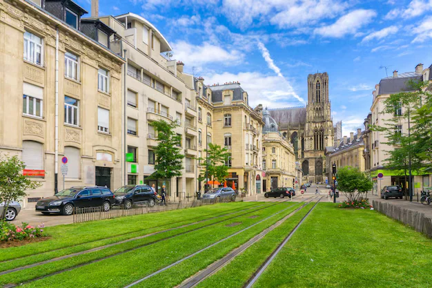 Un expatrié qui regarde une image pour investir dans les meilleurs quartiers à Reims