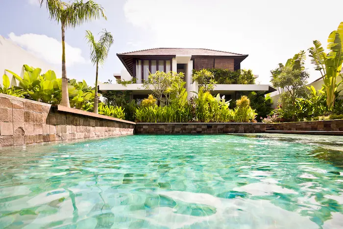 Vue aérienne des quartiers idéaux pour un investissement bali immobilier location